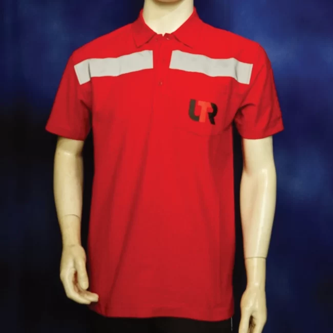 polo patria short sleeve in red b